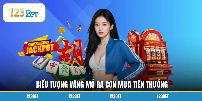 Biểu tượng vàng mở ra cơn mưa tiền thưởng
